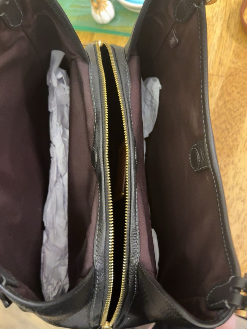 COACH Erin Pebbled Leather Shoulder Bag in Black - Picture 4 of 6